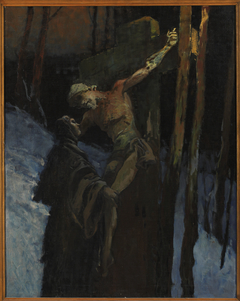 Christ on the cross by Władysław Wankie
