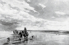 Crossing The Sands by Charles Thomas Burt