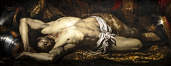 Darius murdered by Giovan Battista Langetti