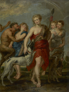 Diana and Her Nymphs on the Hunt by Peter Paul Rubens