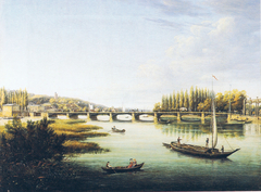 Die lange Brücke in Potsdam by Carl Daniel Freydanck