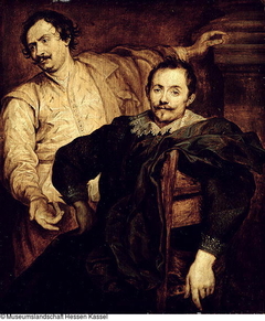Double portrait of the brothers Lucas and Cornelis de Wael by Anthony van Dyck