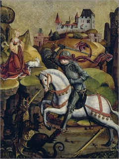 Drachenkampf des hl. Georg by Mair von Landshut