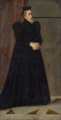 Erzherzogin Magdalena (1532-1590) in geistlichem Gewand in ganzer Figur by Francesco Terzi