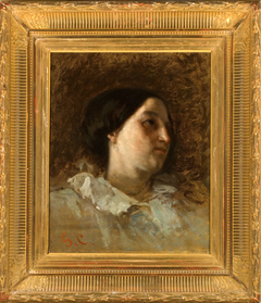 Etude de femme (H. Bonion) by Gustave Courbet