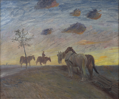 Evening Landscape by Theodor Philipsen