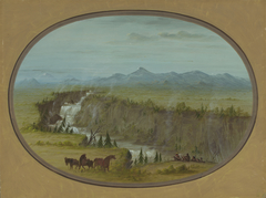 Falls of the Snake River by George Catlin