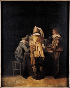 Four Officers Tric-Trac by Willem Cornelisz Duyster
