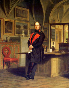 Frederick William IV in his Study by Franz Krüger