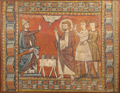 Fresco with Miracle of the Jewels by Anonymous