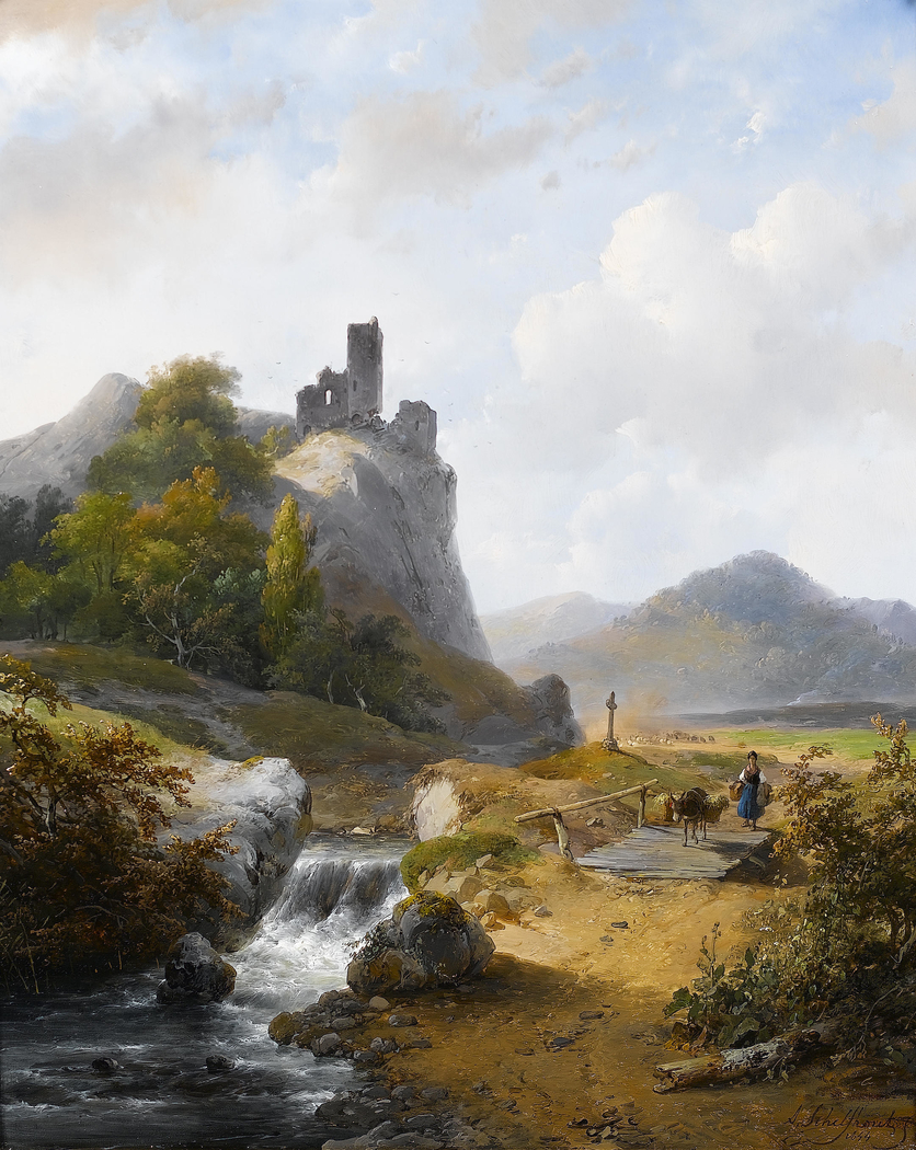 German Landscape with Ruin