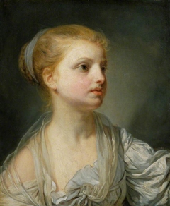 Girl in a White Dress by Jean-Baptiste Greuze