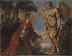 Hagar and the Angel by Francesco Maffei