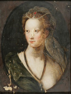 Head of a Woman by Flemish School