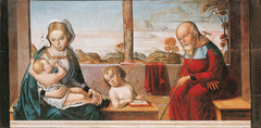 Holy Family with Young Saint John by Master of Astorga