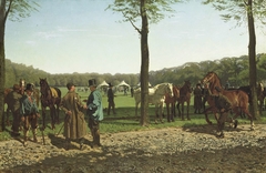 Horse Fair on the Maliebaan at The Hague