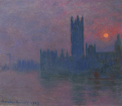 Houses of Parliament, Sunset, 1900-1903 by Claude Monet