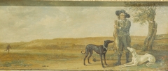 Hunter and Hounds with Dead Hare by Paulus Potter