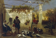 In einer italienischen Pergola by Alois Schönn