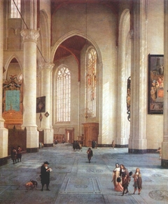 Interior of the St Laurenskerk, Rotterdam by Anthonie de Lorme