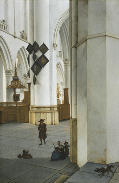 Interior view of the church of St. Bavo, Haarlem