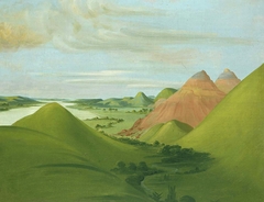 Iron Bluff, 1200 Miles above St. Louis by George Catlin