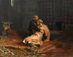 Ivan the Terrible and his son Ivan on November 16, 1581
