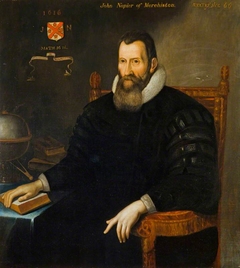 John Napier of Merchiston, 1550 - 1617. Discoverer of logarithms by Anonymous