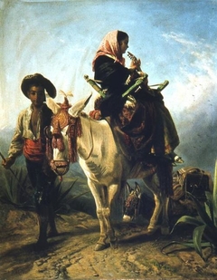 John Phillip - Spanish Peasants - The Wayside in Andalucia - ABDAG003845 by John Phillip