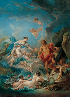 Juno Asking Aeolus to Release the Winds by François Boucher