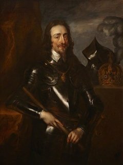 King Charles I (1600-1649) in Armour by Anonymous