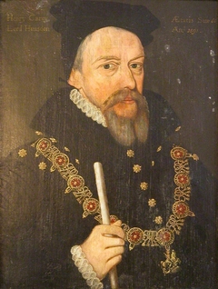 Known as William Cecil, Lord Burghley (1520-1598) but possibly Henry Carey, Lord Hunsdon (1524?-1596) by Anonymous