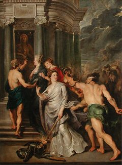 La Conclusion de la paix à Angers le 10 août 1620 by Peter Paul Rubens
