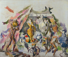La préparation du banquet by Paul Cézanne