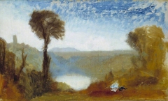 Lake Nemi by J. M. W. Turner