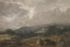 Landscape Sketch by John Gilbert