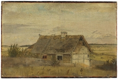Landscape with a Farmhouse by Constantin Hansen