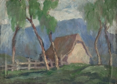 Landscape with Birches by Zoltán Palugyay