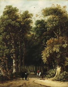 Landscape with Carriage by Roelof Jansz van Vries