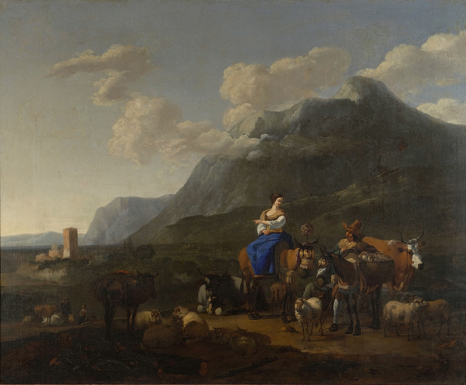 Landscape with herd