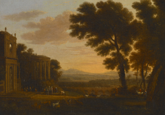 Landscape with the Father of Psyche Sacrificing at the Milesian Temple of Apollo