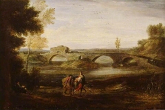 Landscape with the Flight into Egypt by Anonymous