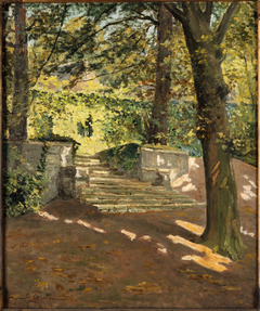 Les Anciennes Eaux de Passy (le parc Delessert) by Georges Émile Carette