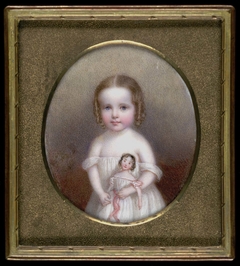Little Girl with Doll by John Carlin