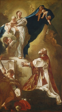 Madonna and Child Appearing to Saint Philip Neri by Giovanni Battista Piazzetta