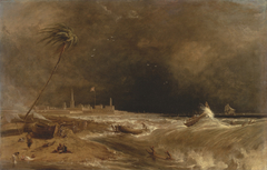 Madras, or Fort St. George, in the Bay of Bengal -- A Squall Passing Off