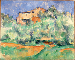 Maison de Bellevue et pigeonnier by Paul Cézanne