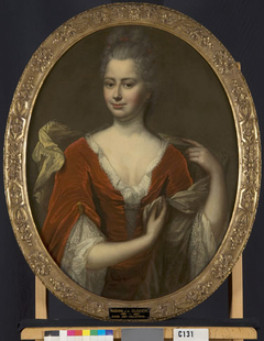 Mariana van der Dussen (1681-1747). Echtgenote van Paulus van Assendelft by Johannes Vollevens