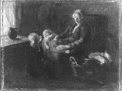 Moeder met kinderen by Albert Neuhuys