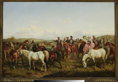 Mohort presenting his horses